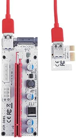 Konektori 2021 PCIE grafička kartica proširena linija rudarski kabl USB3.0 crveni kabl za prenos 008s 60cm 1x