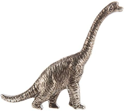 2 srebrni brachiosaurus dinosaur metalni kućni ukras
