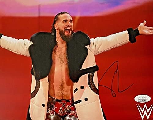 WWE Exclusive Seth Rollins potpisan autogramirani 8x10 fotografija JSA provjera identiteta br. 4 - autogramirane hrvanje fotografija