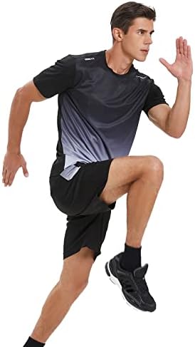 Odjeća za teretanu BOOMCOOL za muškarce Košulje za vježbanje setovi sa odijeva 3 pakovanje za trčanje nogometne