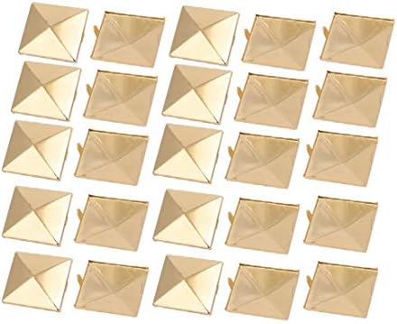 Novi LON0167 25pcs 35mm Papir u obliku kvadratnog oblika Brad Light Gold Tone za Scrapbooking DIY CRAFT (25 Stücke 35mm Quadratisch Papier Brad Licht Gold Ton Für Scrapbook Brisani ručnički