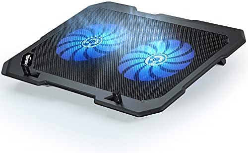 TOPMATE C302 10-15.6 Hladnjak za hlađenje laptopa | Ultra tanak prijenosni 2 prilično 14cm veliki ventilatori