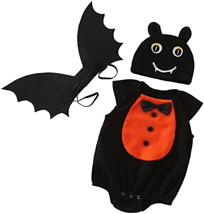 Mlada djevojka odijelo dijete dječje dječje dječake Halloween Bat Monster soft fleece romper ćebe