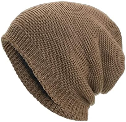 Zimski šešir za žene sa kovrčavom kosom odrasli čovjek i žene pletene hat dvostrane tanke sportske kapice
