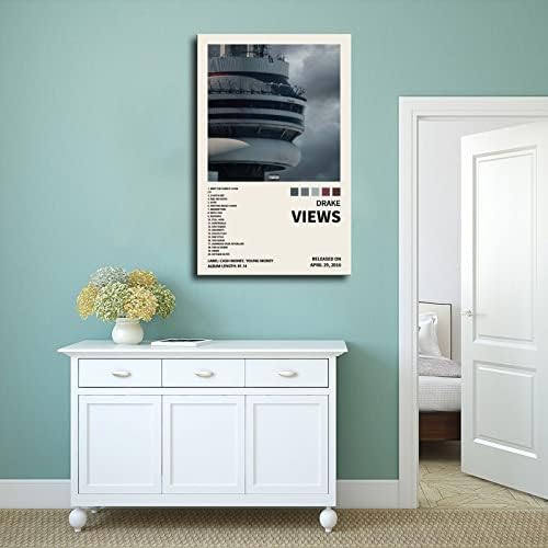 Wanmly Drake Poster Views muzički album omot Poster platno dekor spavaće sobe sportski pejzaž uredska soba