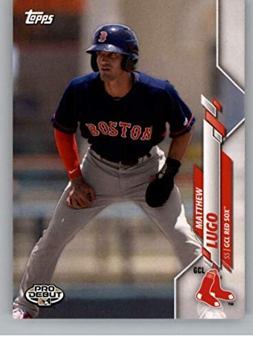2020 TOPPS PRO dezna PD-104 Matthew Lugo RC Rookie GCL Red Sox Baseball Trgovačka kartica