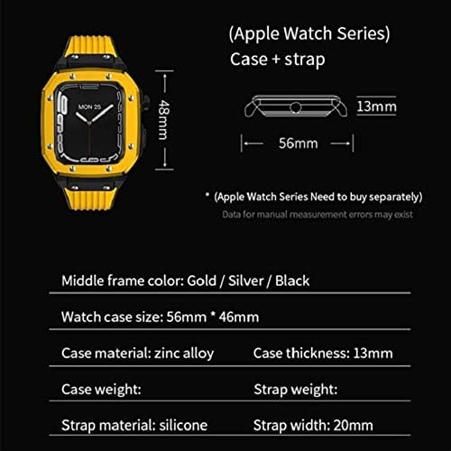 BOLSA za Apple Watch Band Series 45mm Žene Legura sačaja Case Strap 44mm 42mm Metalni okvir