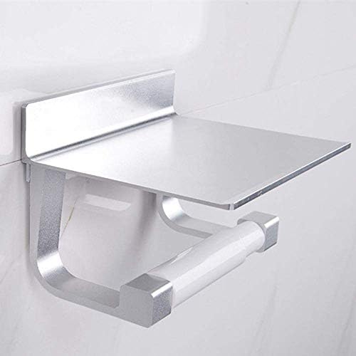 Htllt držač za držač za toaletni nosači papira Space aluminijumske multi-funkcije Kuke za pohranu