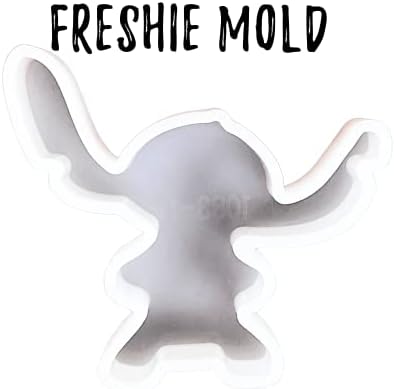 Stitch Freshie Silikonski plijesni plavi znak za mirisne arome perle za automobile, sapun pećnica sef