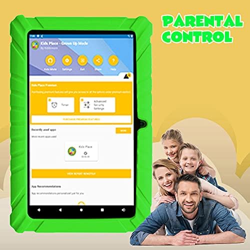 Contixo Kids Tablet V8, 7-inčni HD, Agees 3-7, tablet za dijete s kamerom, roditeljskom kontrolom - Android 10, 16GB, WiFi, tablet za učenje za djecu sa odobrenim aplikacijama i djetetovima, zelenim