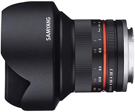 Samyang SY12M-E-BK 12mm F2.0 Ultra širokougaoni objektiv za Sony e kamere, Crna