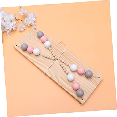 Veemoon 1 kom Macaron drvena ploča za odlaganje perli dekoracija za kućne perle dekor za kućne police