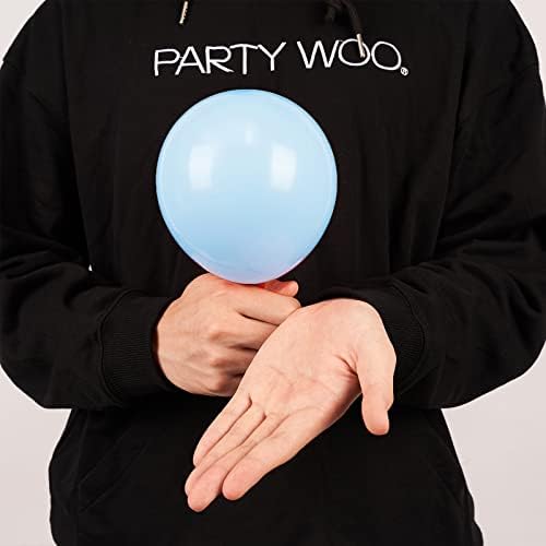PartyWoo plavi baloni, 50 stav 5 pastelno plavi baloni, lateks Baloni za balon vijenac luk kao dekoracije za zabave, rođendan, vjenčanje dekoracije, Baby tuš dekoracije, puna-plava-1771