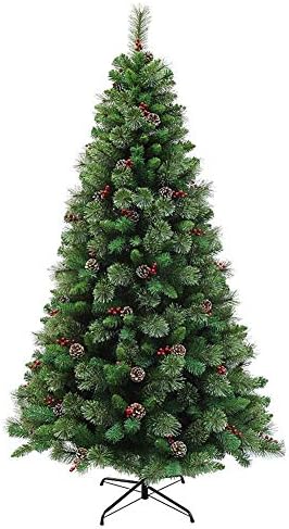 Kongradificirani božični božićna stablo Danadesk 2020, sa šarkim božićnim drvećem sa borovima Crvene