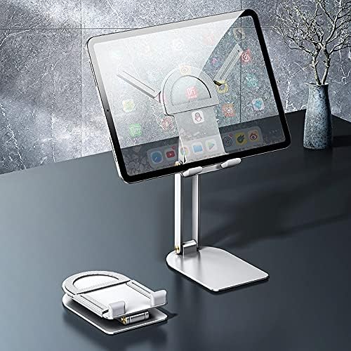 Držač tableta za prijenosni mobitel za stol za stol sav metalni visinski ugao podesivog sklopivog držača