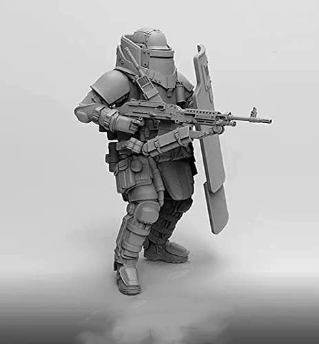 Goodmoel 1/24 Sci-Fi Mecha Warrior Resin figura Kit Nesastavljene i neobojene minijature/cK-3351