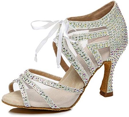 Gang Latino plesne cipele Ženske vježbanje za ples od kristalne plesne cipele, performanse, partijske cipele