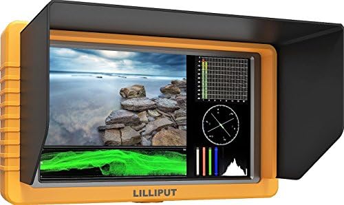 LILLIPUT 5 Q5 Full HD Metal tanak kamera-top monitor 1000: 1 kontrast SDI / HDMI Cross konverzija F970 + LP-E6