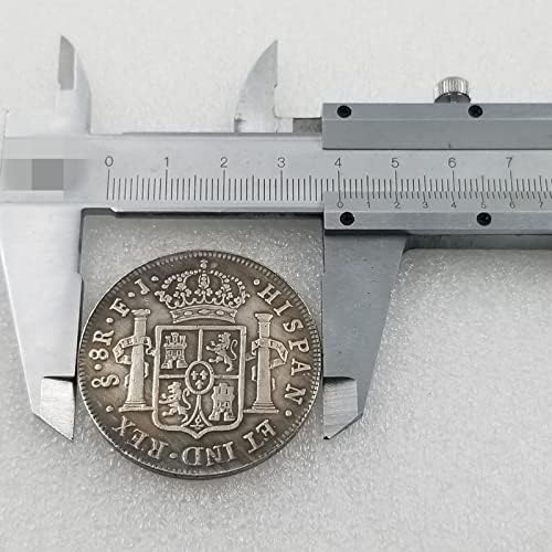 XIANGBINXUAN Antique Crafts 1813 španski srebrni dolar novčić komemorativni novčić metalni novčić pozlaćen komemorativni