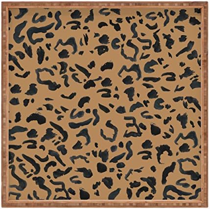 Deny Designs Leeana Benson Cheetah Ispis zatvorenog / vanjskog kvadratnih ladica, velika / 16 x 16