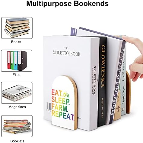 Jedite sleep Farm ponovite slatke knjige EndsWooden držač za knjige za police za knjige razdjelnik moderni