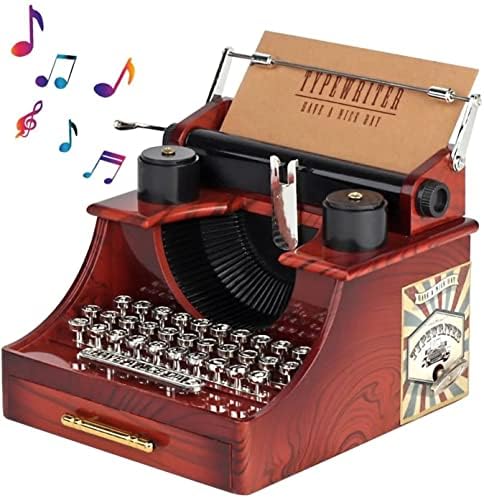 Luvadu muzičke kutije za ručnu mašinu Model Music Box Retro Music Box Toys Room Ornament Poklon za djecu Prijatelji