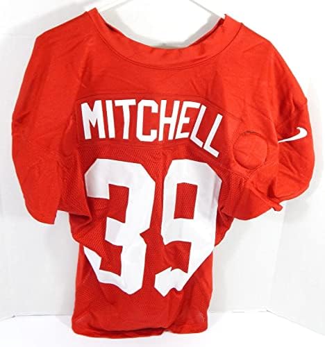 2012 Cleveland Browns Terrance Mitchell 39 Igra Polovna crvena dres Crvene prakse 46 894 - Neincign NFL