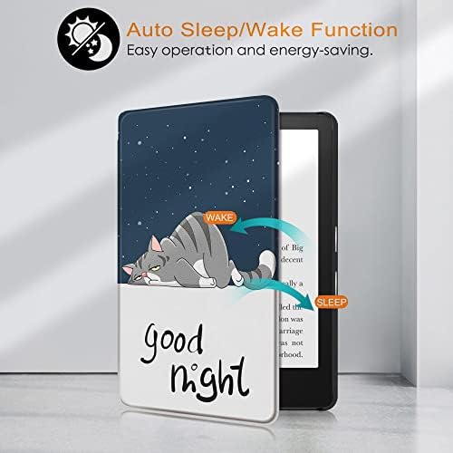 Tanka futrola za potpuno novu kožnu presvlaku Kindle-PU sa automatskim Wake/Sleep-odgovara u potpuno-novi Kindle 2019, Astronaut