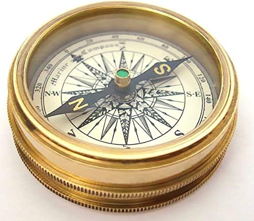 Robert Frost Mesing Poem Compass-džepni Kompas sa kožnim futrolom Nova godina Poklon