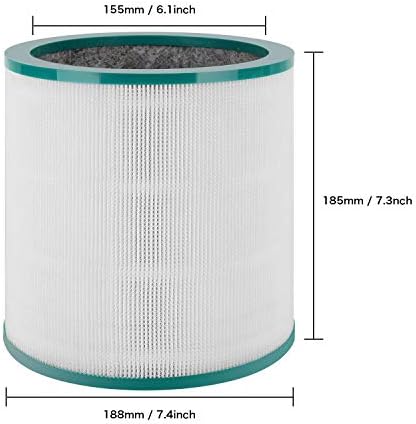 Colorfullife 2 pakovanja TP02, Tp03 zamjenski Filter za pročišćivač zraka za Dyson Tower Purifier