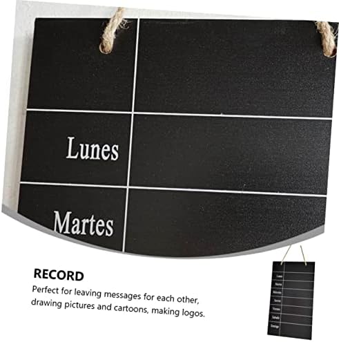 STOBOK oglasna ploča Woodsy Decor kuhinja sedmični Planer DIY drvena ploča šimšir tabla za pisanje ruralna