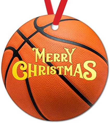 Košarkaški tim poklon božićno drvo viseći Ornamenti Sport igrač poklon Božićni ukrasi poklon Košarka
