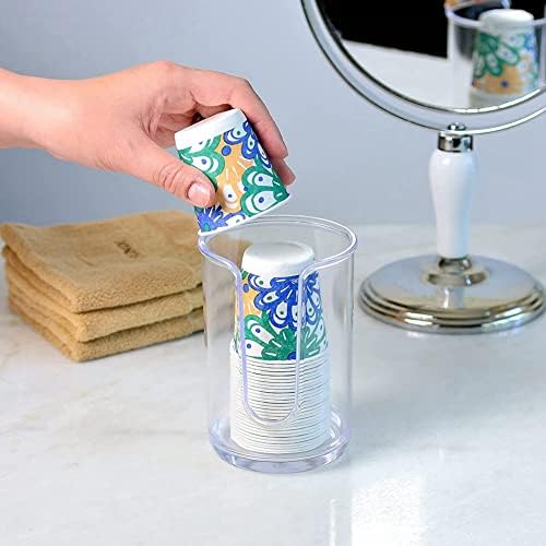 Jueyhapy akrilni držač dozatora za kupaonicu za papirnu šalicu za jednokratnu upotrebu, držač čaša za ispiranje