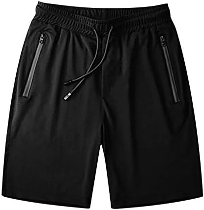Muškarci Atletski kratke hlače Brzi suhi trening ili trening teretane kratki sa džepovima sa patentnim zatvaračem