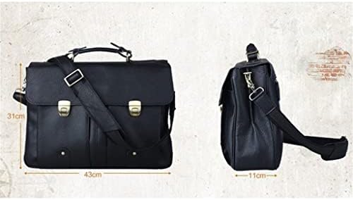 N / A originalna kožna torba Muška poslovna torba za muškarce Aktovka kože 15 inčni torba za laptop tote tote
