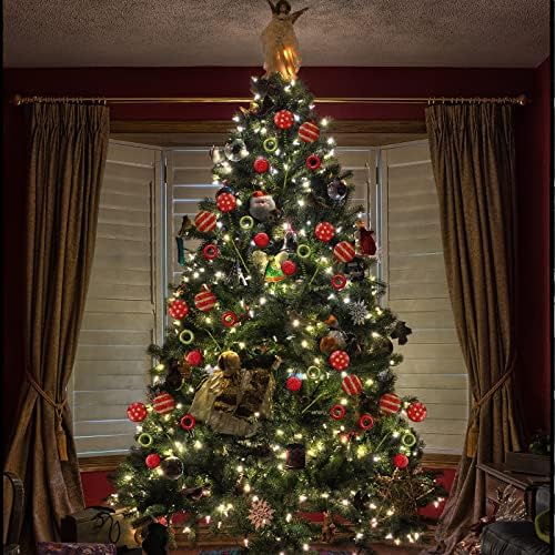 6 komada Božićno drvce Izbori dekoracija Božićno stablo Topper ukrasi slatkiši zaslon za ljubičaste božićne