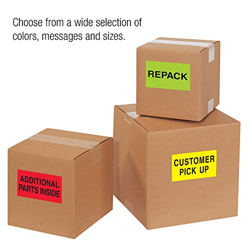 Boxes fast Tape Logic® oznake, Pažnja_, 3 x 5, fluorescentno žuta,