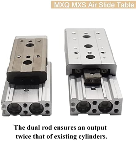 Gruni tip Dual šipka klizni pneumatski cilindar MXS12-100 MXQ16 MXS12L MXQ16L BORE 12 16mm udar