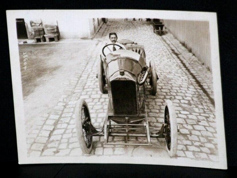 Scarca 1914 Georges Boillot francuski auto trkač, Indy 500 poena pojma tipa 1 fotografija - AUTOGREMENO teniske fotografije