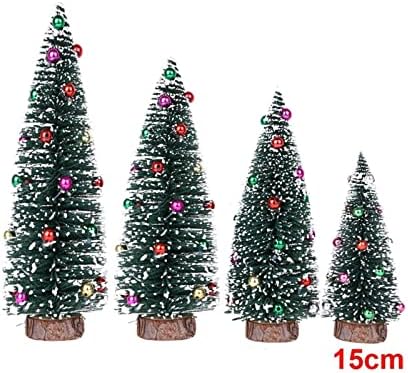 Deflab božićno drvce 1pcs15cm Pribor za ukrašavanje doma umjetno desktop mini božićno ukrašavanje drvva, za djecu Božićne ukrase