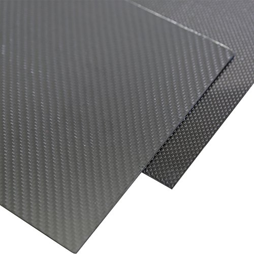 SHINA 1kom 1. 5x400x500mm 3k ploča od karbonskih vlakana Panel 1.5 mm debljine mat površine