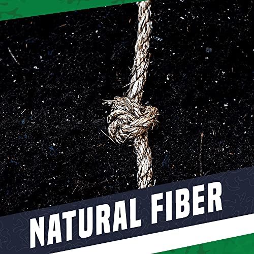 SGT čvorovi upleteni manila konop - prirodna 3 užad od vlakana za unutarnju i vanjsku upotrebu | Višenamjenski