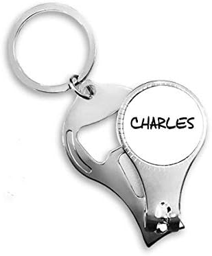 Specijalni rukopis Engleski Ime Charles Nail NIPPER prsten za ključeve ključeva Clipper