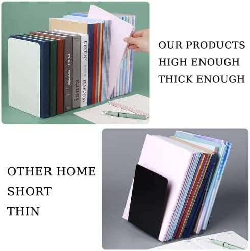 Metalni držači za knjige, police za knjige, razdjelnici za police sa specifikacijama sa gumenim jastučićima