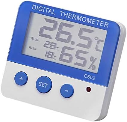 Hukai vodootporni digitalni LCD termometar higrometar vlaga unutarnji metar metar alarma sa magnetom