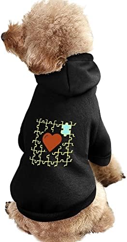 AUTIZAM Svjesnost za pse Odjeća za pse Zimske kućne ljubimce Dukserice meka i tople pasa za male srednje