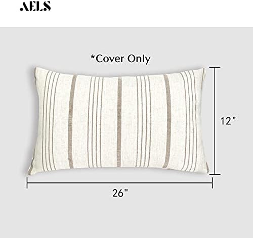Aels 12x20 Dekorativna bacanja jastuka za bacanje, modernog pravokutničkog lumbalnog jastuka, set od 2