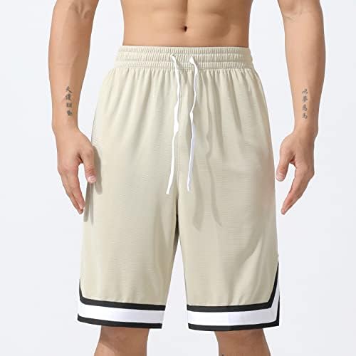 AOPAOSP aktivni atletske kratke hlače za muškarce koji rade, košarkaški kratki ljudi sa džepovima sa patentnim