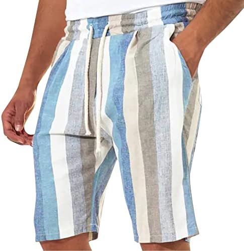 Fluff Da Slide Mens Capris Ležerne prilike Lagane kratke hlače sa ždrijebom od lakih struka na plaži Yoga džep za pojas