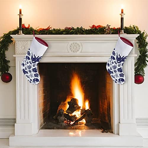 Ocean Cefalopods Božićni viseći čarapu Slatka Santa čarapa za ukrase Xmas Tree ukrasi pokloni